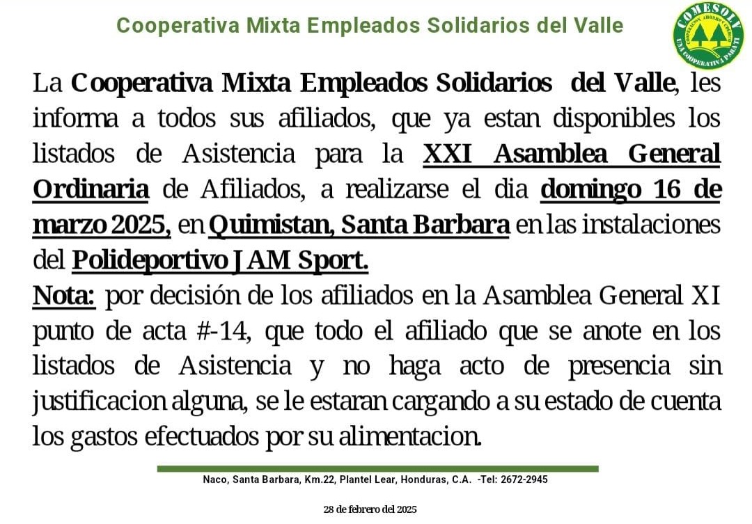 Convocatoria